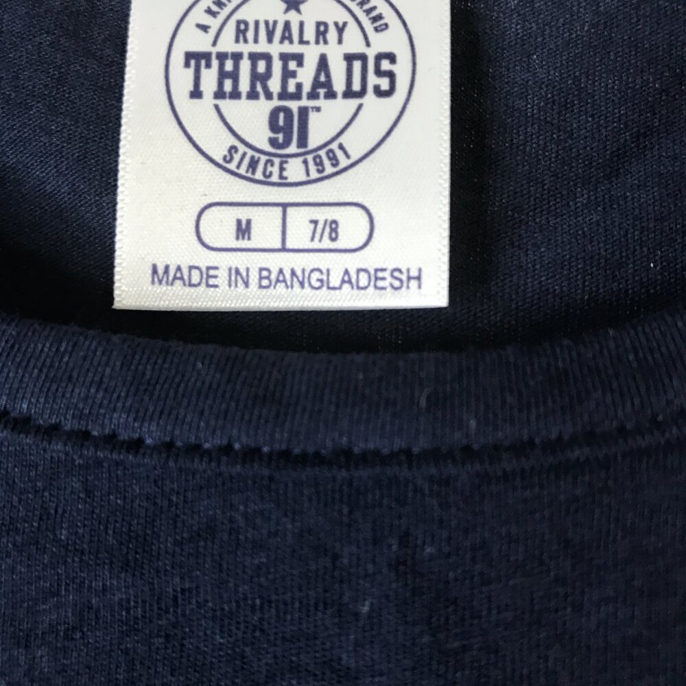 Little Girls Rivalry Threads Michigan Wolverines T-Shirt M 7/8 Navy - Picture 2 of 7